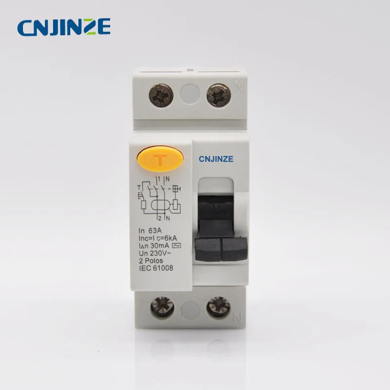Автоматический выключатель A Type 63A RCBO LE 1P + N 230 В ~ 50 Гц/60 Гц остаточного тока с