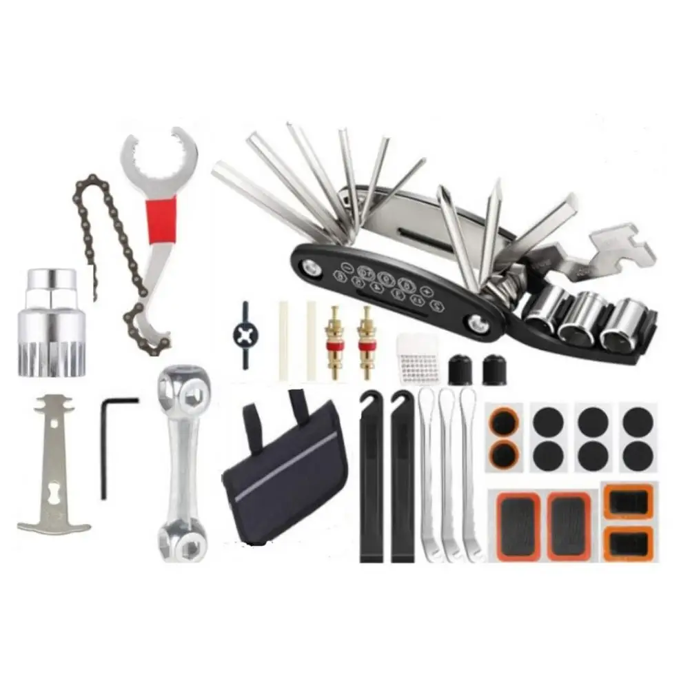 

Bicycle Repair Kit Combination Portable Maintenance Tool Set