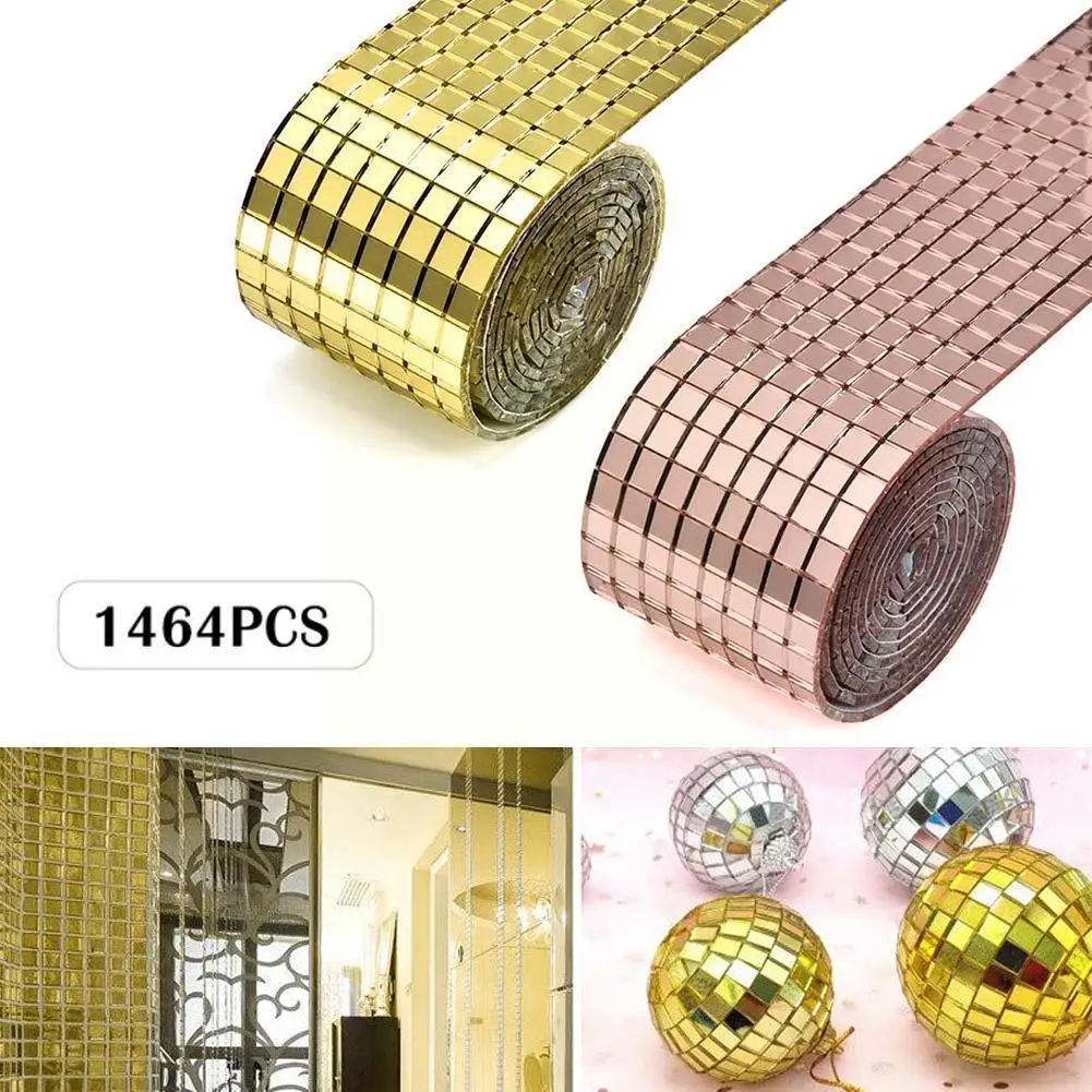 Акриловые самоклеящиеся Стеклянные Мини-зеркала квадратные мозаичные