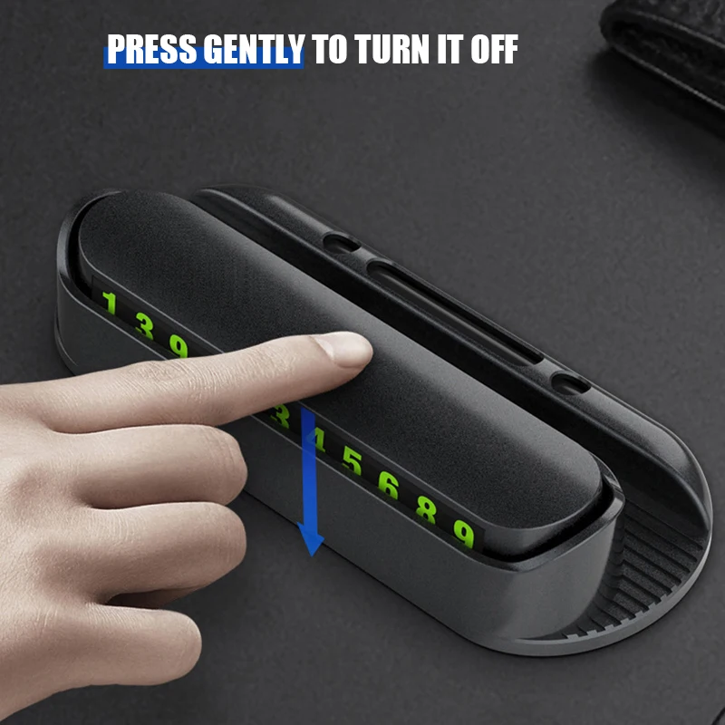 Мобильный телефон держатель Универсальный светящийся автомобиль для временной