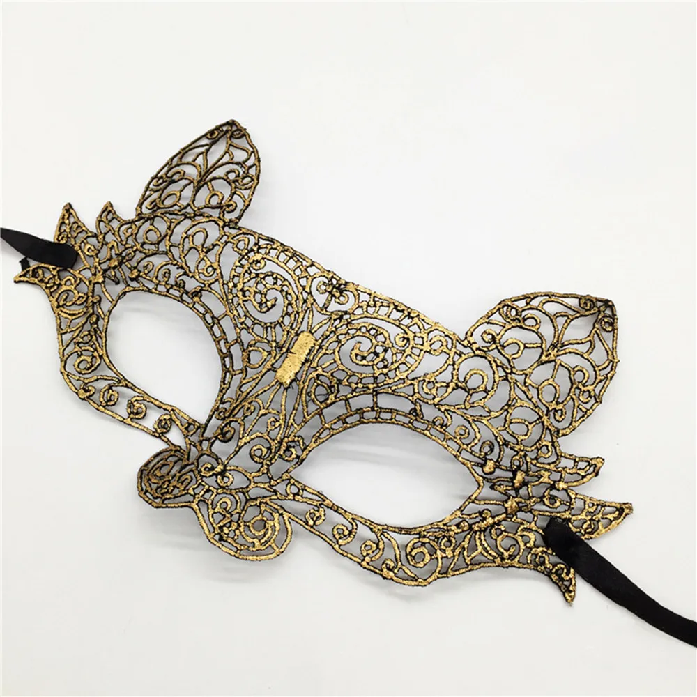 1 шт Черная сексуальная маска для глаз Маскарадная на половину лица мяч Вечерние