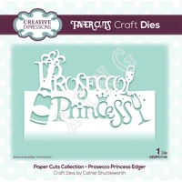new metal cutting dies prosecco princess craft scrapbook diary decoration stencil embossing handmade diy greeting card template