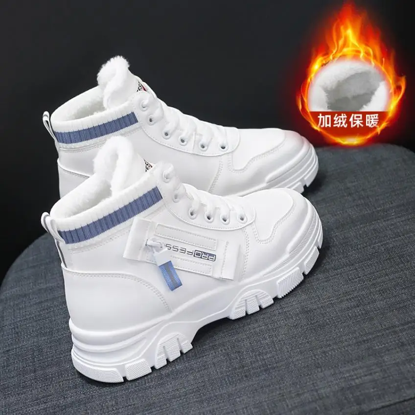 

Vrouwen Winter Snowboots 2021 Mode Stijl High-Top Schoenen Casual Vrouw Sneakers Warm Enkel Botas Outdoor Kwaliteit woman boots