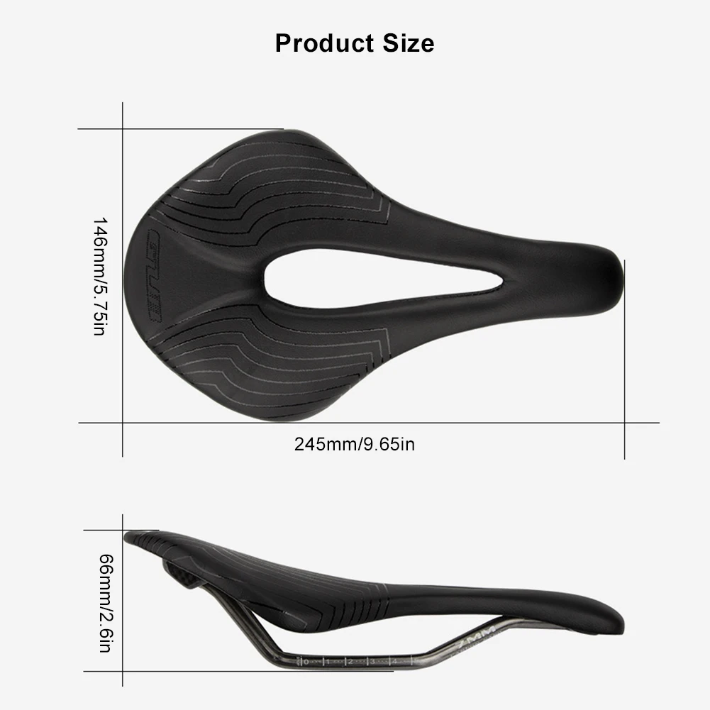 

Bike Saddle Carbon Fiber Comfortable Bike Seat Mountain Bike Bicycle Seat Cushion for Men & Women