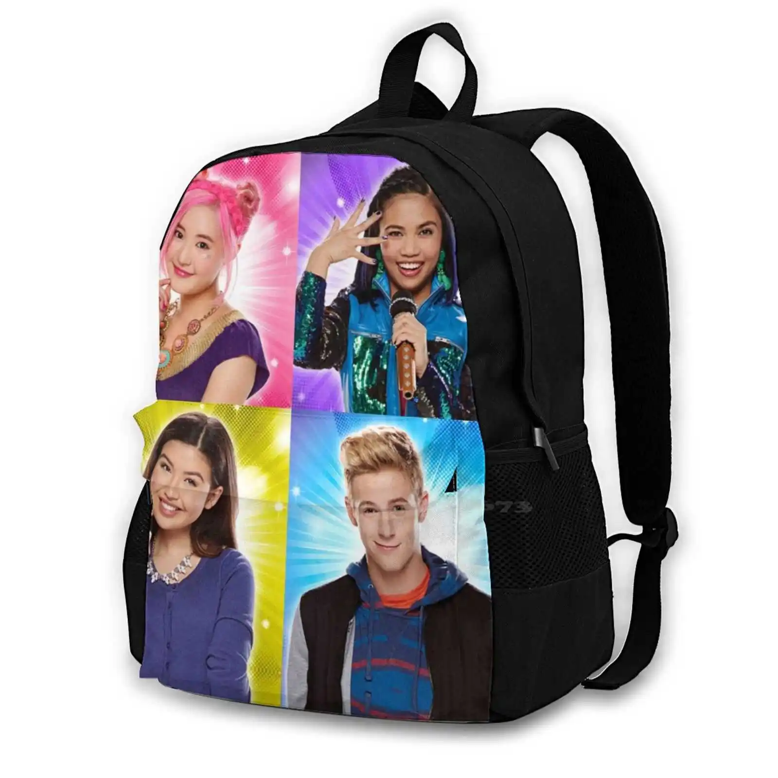

Make It Pop S2 Profile Poster (Sun Hi Jodi Corki Caleb) Fashion Bags Travel Laptop Backpack Make It Pop Xo Iq Music Pop Nickel