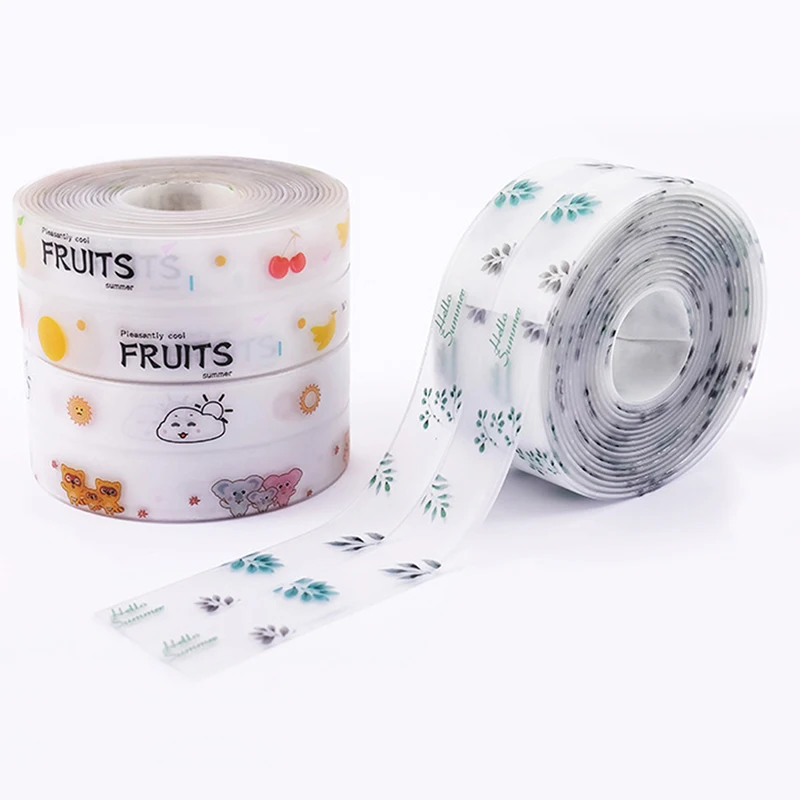 Креативные ленты с защитой от плесени модные самоклеющиеся милые прозрачные