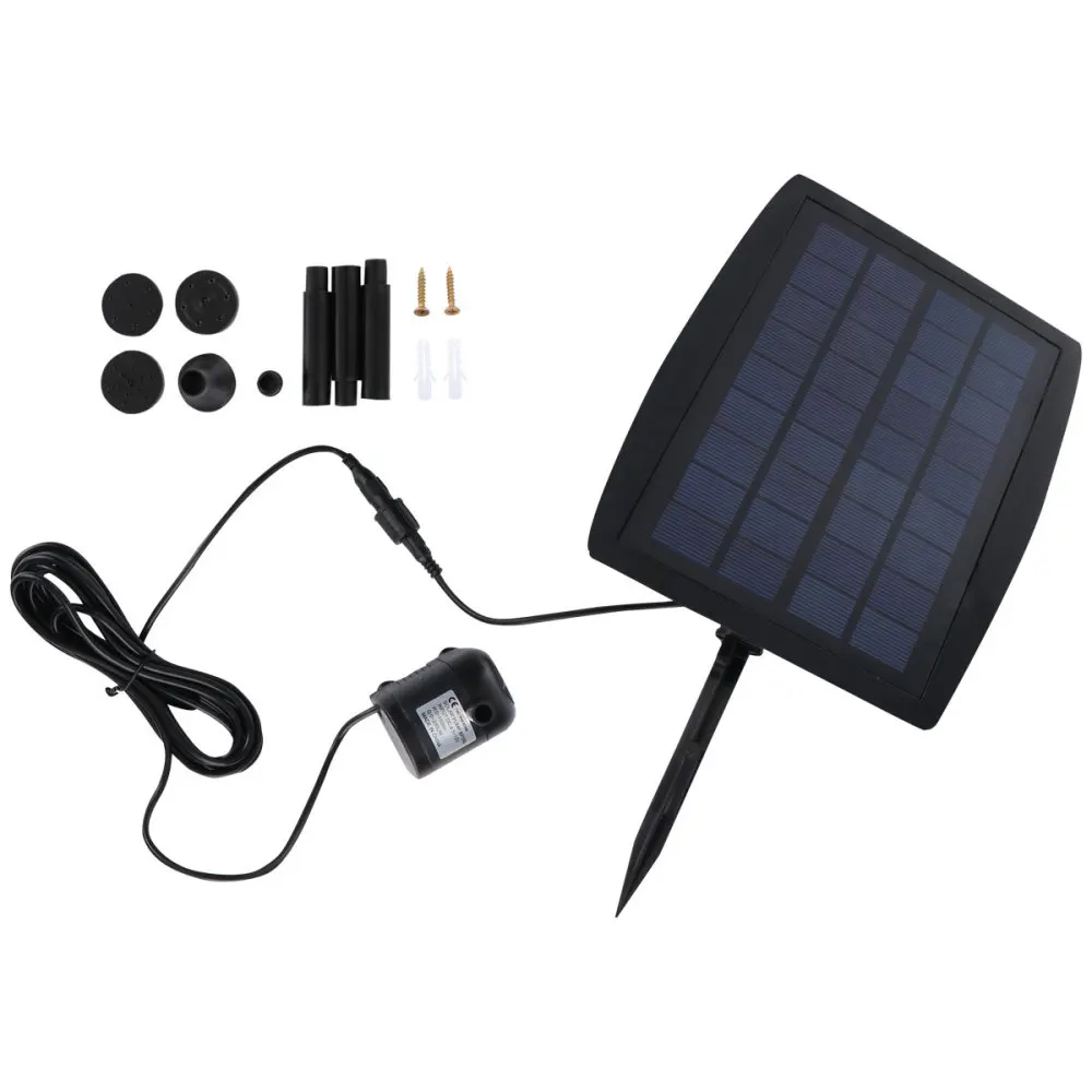 

2.5 W Solar Water Pump Outdoor Watering Submersible Water Fountain for Pond Pool Aquarium Fountains Spout Garden Patio Maximum