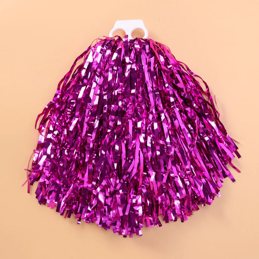 

1 Pair of Ring 50g Cheering Squad Spirited Fun Cheerleading Kit Cheer Poms for Both Kids College and High School Competi