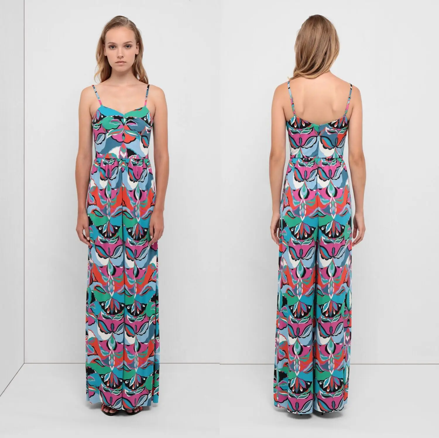

NEW Summer Wear Suit-dress Lengthen Printing Camisole Vest Waist Elastic Force Knitting Culotte