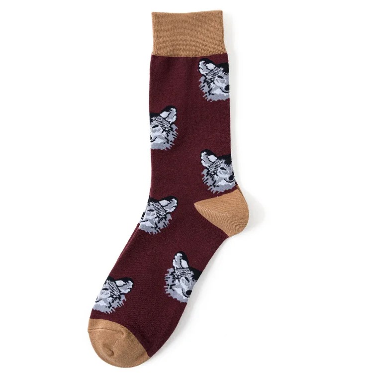 Funky Dog,Pet,Pug,Shiba Inu,Beagle,Buldog Socks Novelty Hosiery Women Ladies Socks Men Unisex Winter Cotton Happy Socks Female - Цвет: 8