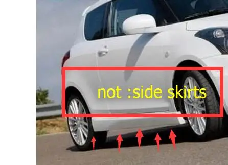 Брызговики для автомобиля Suzuki Swift 2 II 2005 2010 крыло брызговиков 2006 2007 2008