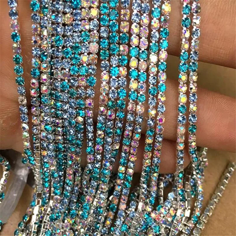 SS4 SS6 SS8 SS10 SS12 SS16 цвет серебристый Золотой чашка плотная стеклянные кристаллы