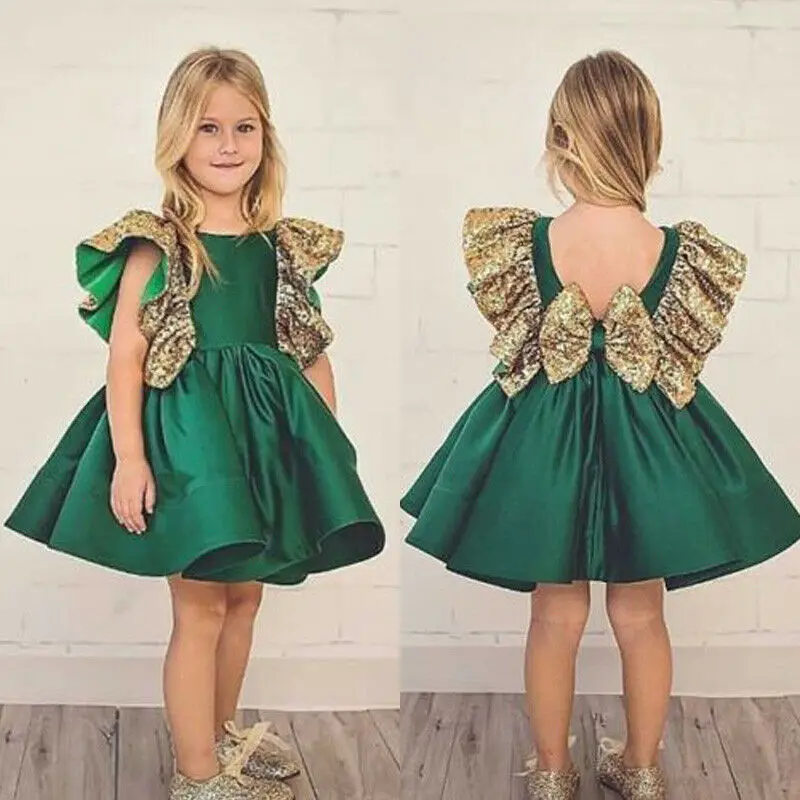 Платье принцессы для маленьких девочек Летние вечерние платья без рукавов с