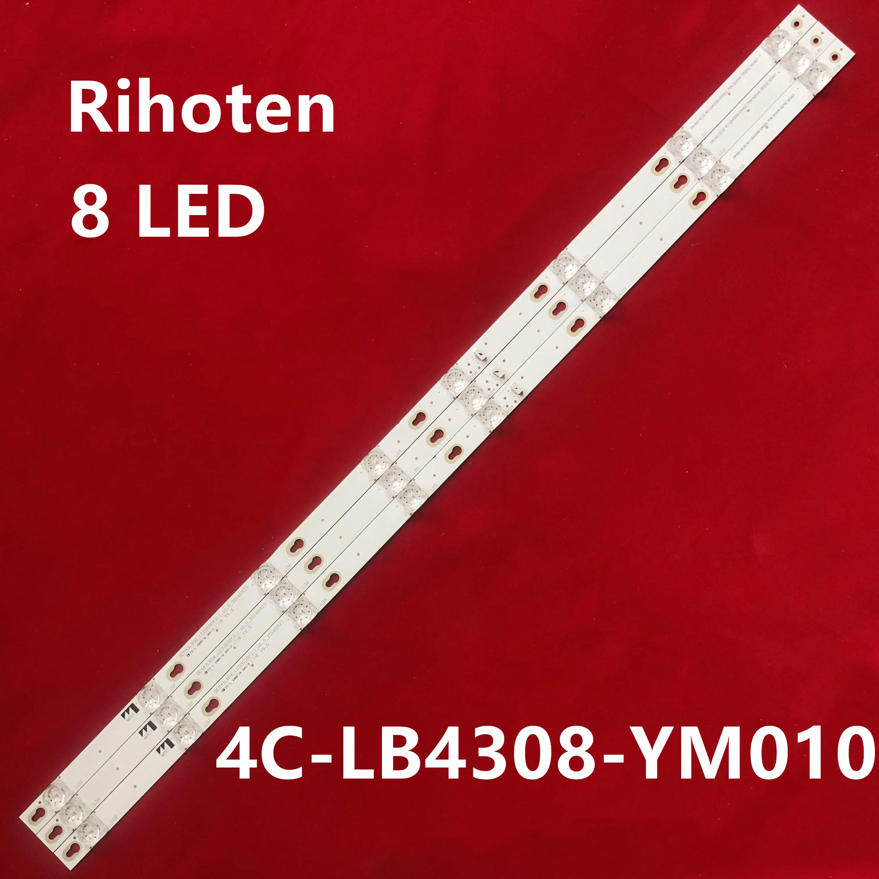 TCL D43A810 U43P6046 светодиодная подсветка L43P1-F 4C-LB4308-ZM02J TOT_43D2900_3X8_3030C_d6t-2d1_4S1PX2 Rev.V2 ТВ 8