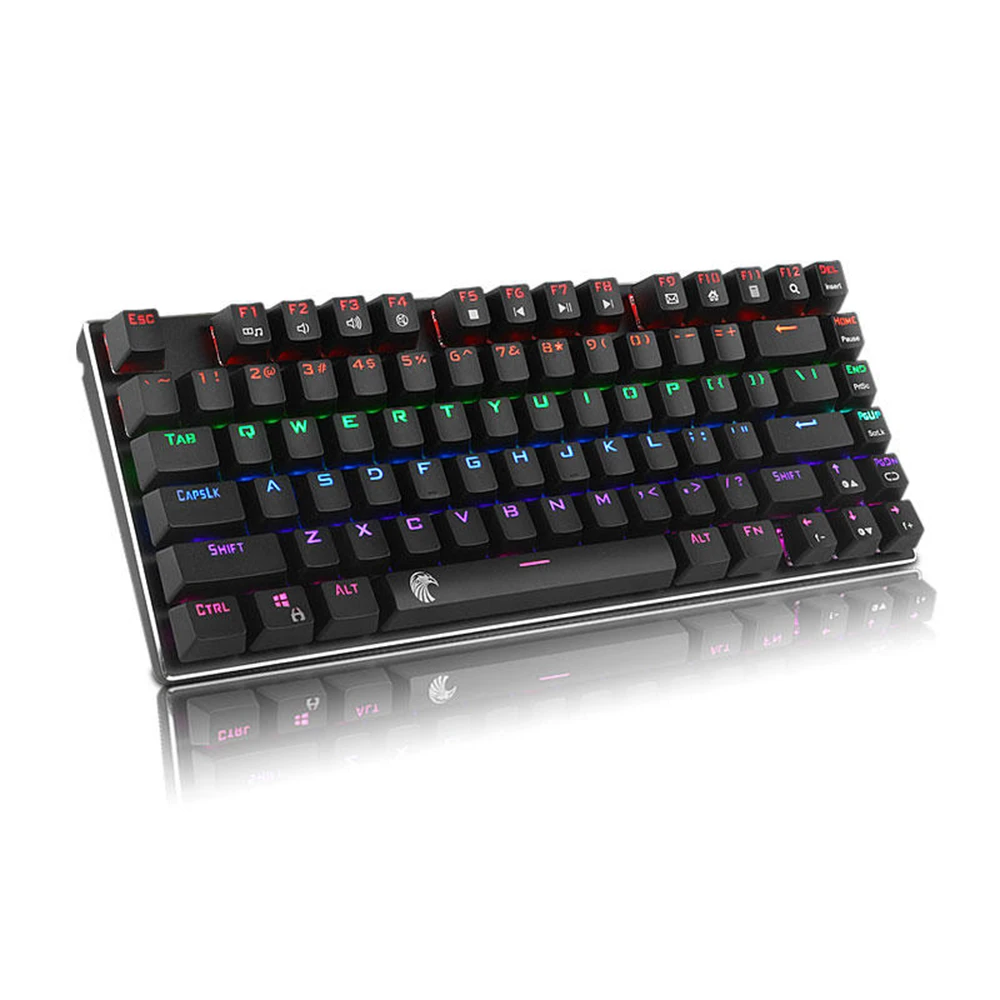 E-element Z88 81 клавишная клавиатура с RGB подсветкой NKRO USB Проводная Механическая