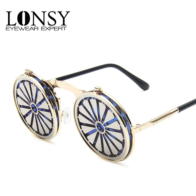 

Высокое качество Классические готические солнцезащитные очки в стиле стимпанк женские Брендовая Дизайнерская обувь в винтажном стиле; С к...