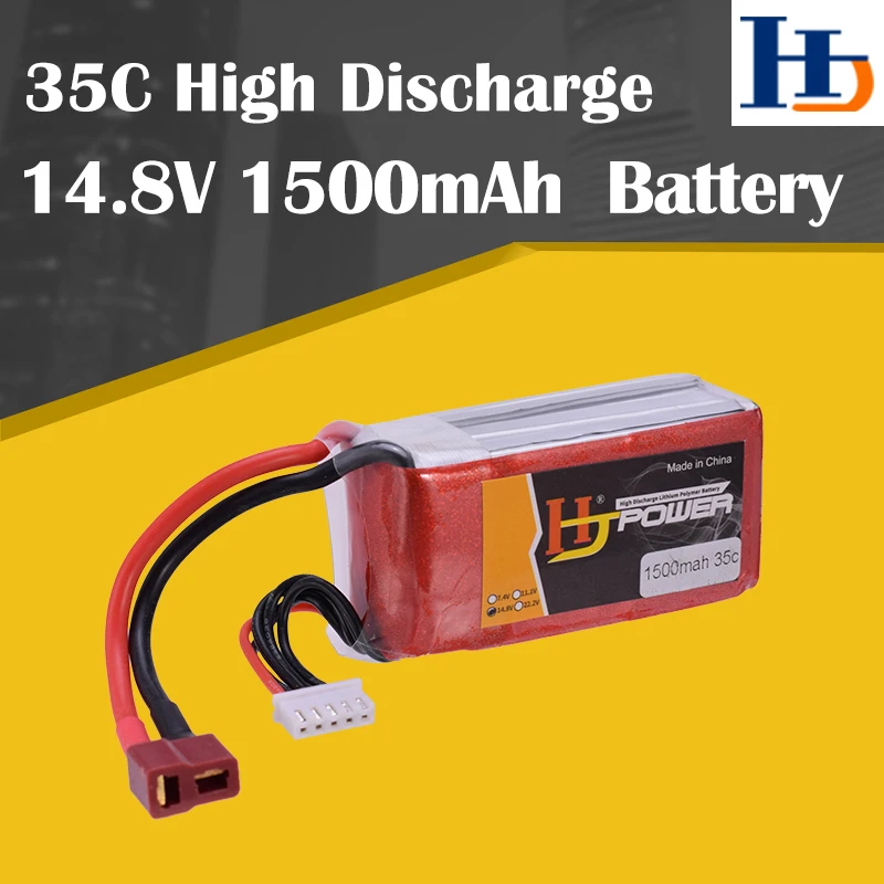 HJ 7 4 V 11 1 14 8 1500mAh 35C 2S Lipo батарея Т образный разъем высокая разгрузка мощный