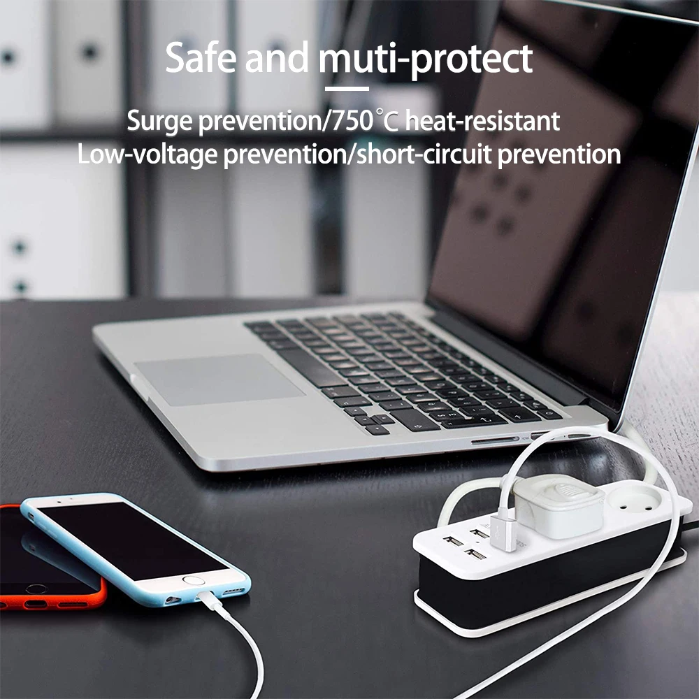 USB сетевой фильтр и быстрая зарядка QC3.0 зарядное устройство концентратор адаптер