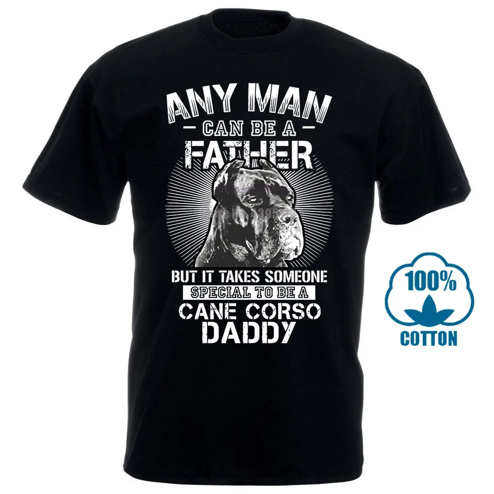 Любой мужчина может быть папой кто то особенный чтобы Cane Corso Daddy рубашки