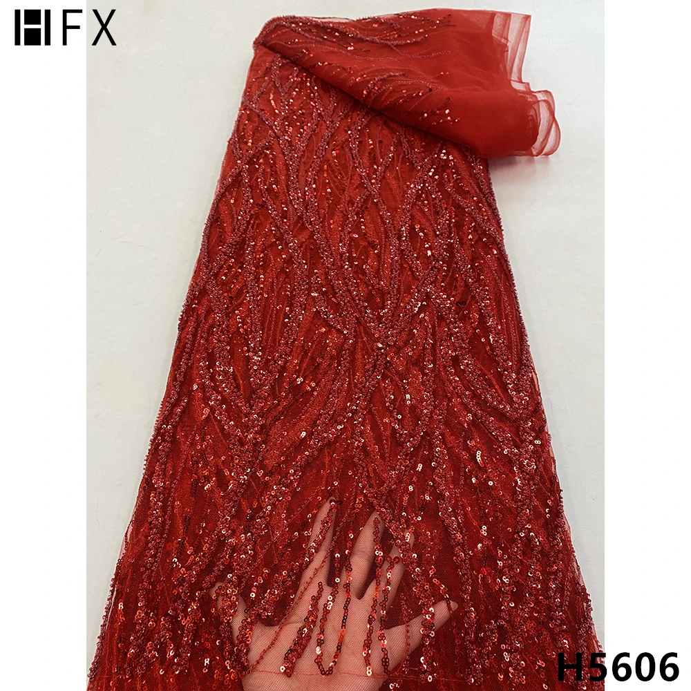 HFX кружевная африканская французская ткань ручной работы 2021 высококачественное