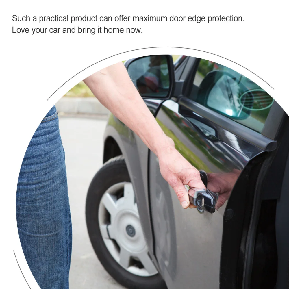 

10M Car Door Edge Guard Trim Electroplated Glossy Seal Protector for Car