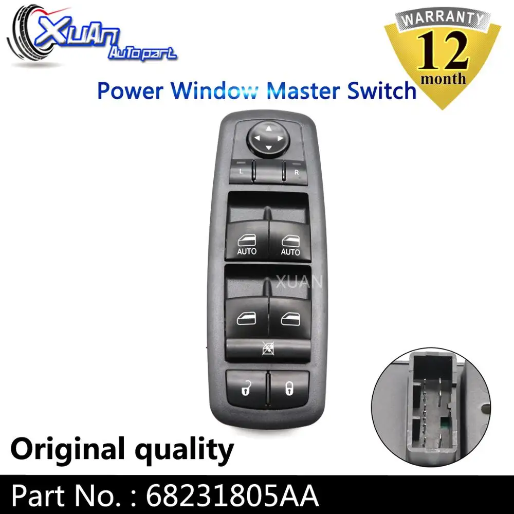 Сюань Мощность стеклоподъемник мастер Управление переключатель 68231805AA для Chrysler