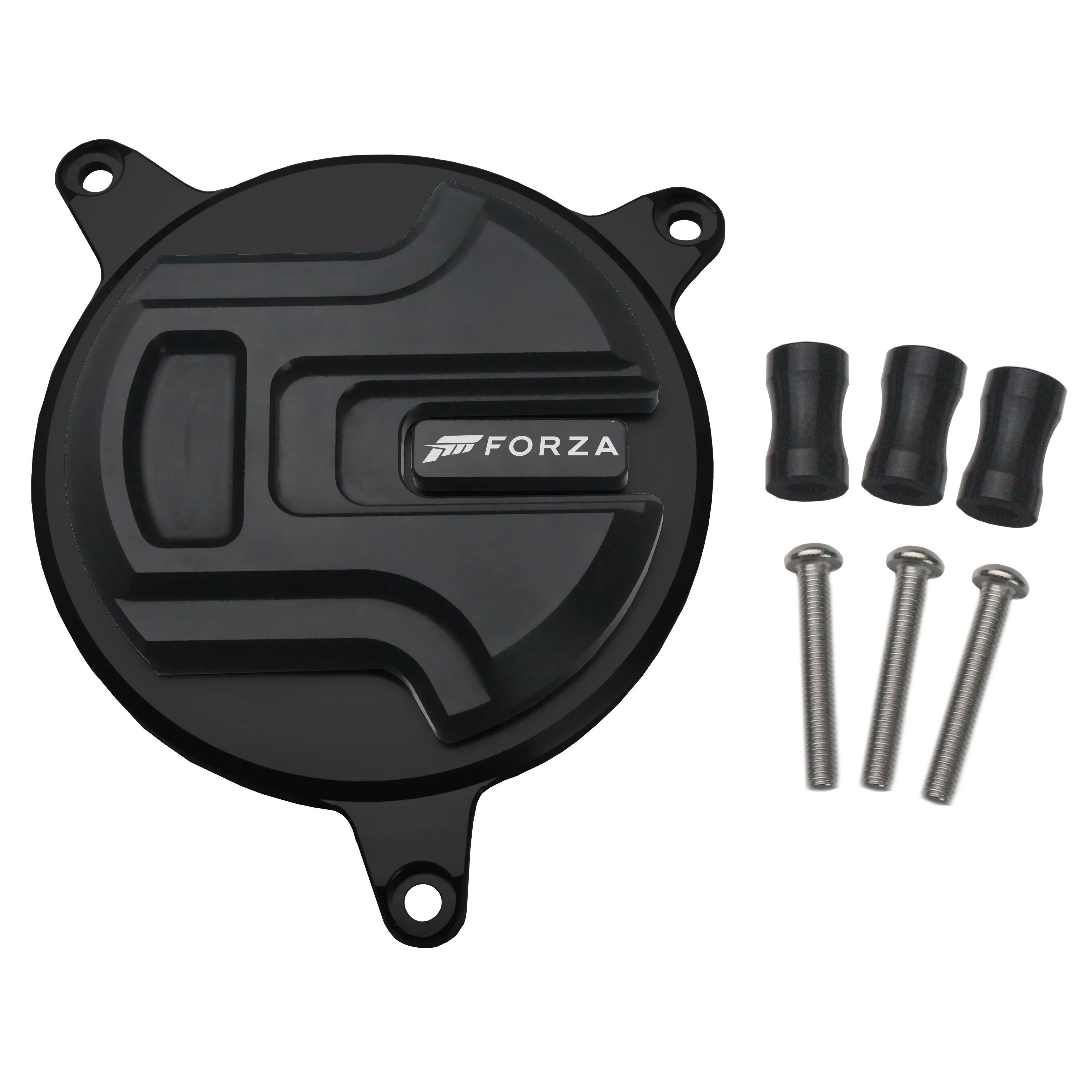black Защита двигателя мотоцикла накладка протектор подходит для Forza 250 Forza 300 FORZA250 FORZA300 MF13 - Цвет: black