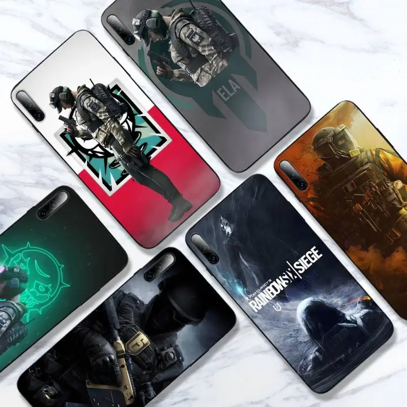 

Rainbow Six Phone Case For Samsung S7 S8 S9 S10 S20 S21 S30 Plus Ultra TPU Cover