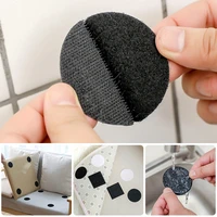 10pcs round square strong self adhesive fastener dots stickers velcros tape for bed sheet sofa mat carpet anti slip pads