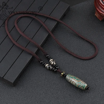 Женское Ожерелье кимоно с коротким ветром в японском стиле подвеска зуб от