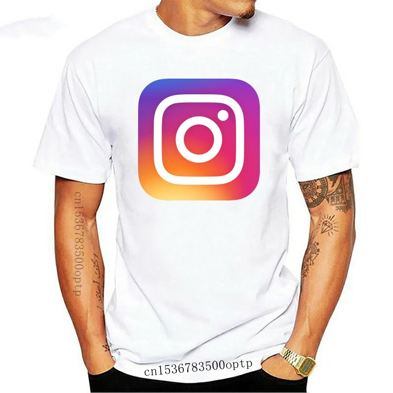 

New Men t shirt Short sleeve 2021 Instagram LOGO Unisex T Shirt Women t-shirt tee tops