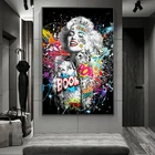 Алмазная живопись 5D сделай сам Мэрилин Монро, Картина на холсте, художественный плакат, Современные художественные принты, настенные картины, уличное украшение для дома