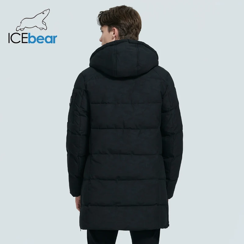 ICEbear 2020 новая зимняя мужская куртка высокого качества мужское пальто толстая