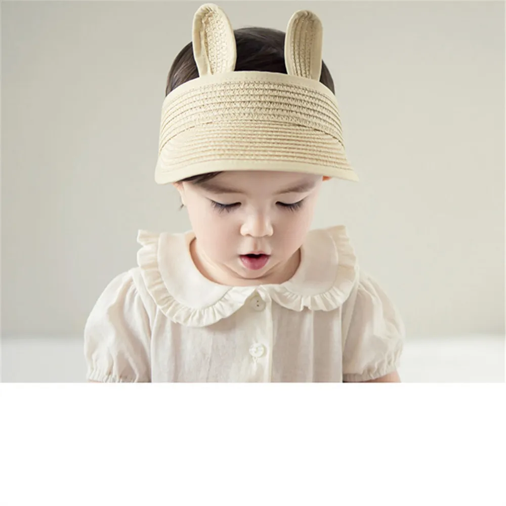 Регулируемая индивидуализированная детская соломенная шляпа Детская летняя с