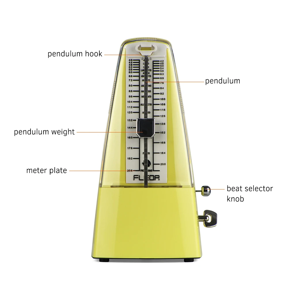 Универсальный Механический Метроном в виде пирамиды для гитары скрипки пианино