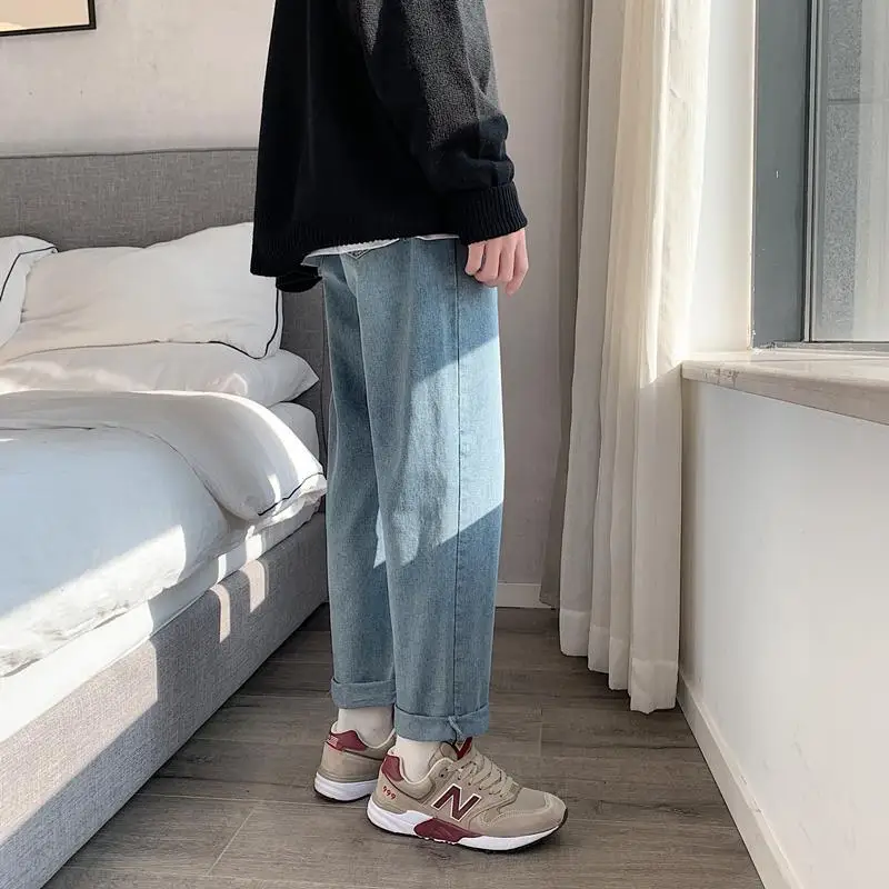 2021 Новые весенние и летние хит продаж мужские модные повседневные джинсовые