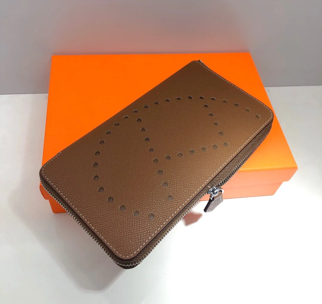 

Wallet For Women And Men 100%Genuine Leather Cowhide Long Wallet For Cards And Money Coins 2021 News Style Fashion And Causel