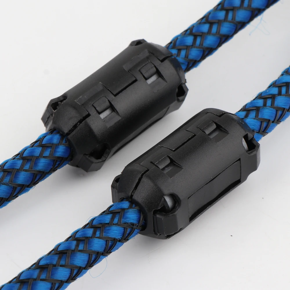 USB кабель DAC с золотым покрытием 2/3/5 фута аудиокабель A B OCC Hi Fi