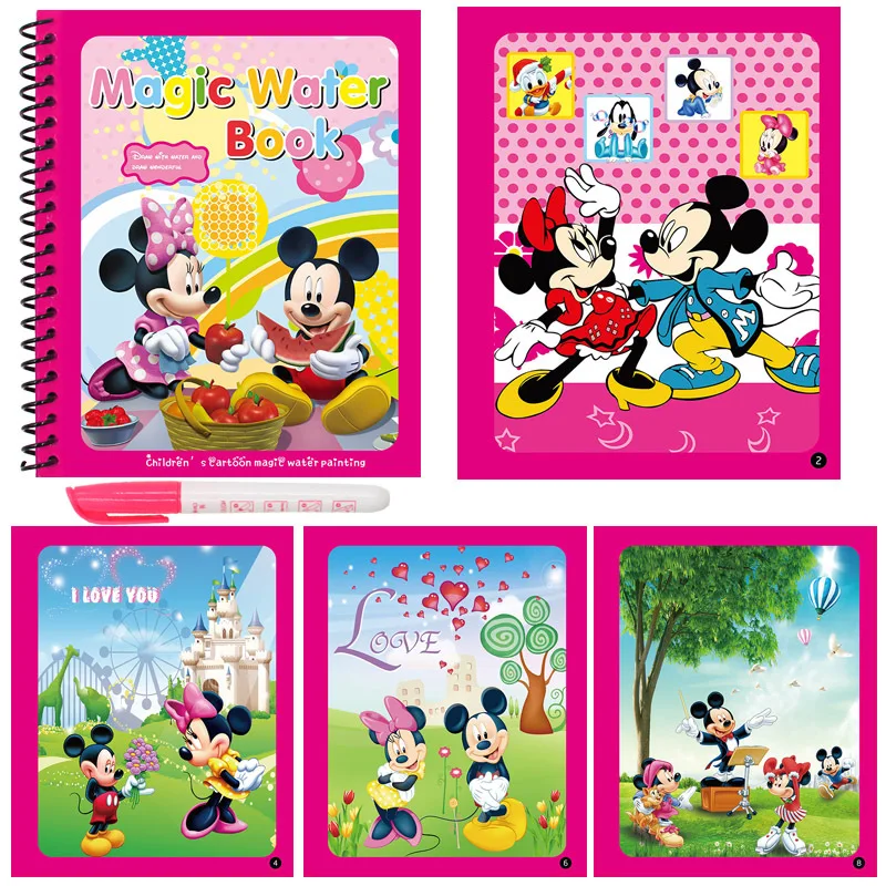 Новые продукты книжка раскраска Магические рисунки ручка для рисования доска