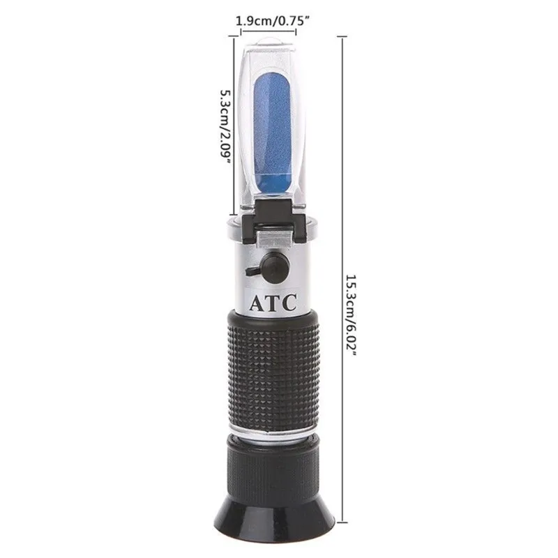 

New High Quality Auto Car Handheld Antifreeze Liquid Coolant Tester Durable Practical Accurate Battery Refractometer Tool#294975