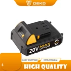Аккумулятор DEKO для аккумуляторной дрели GCD20DU2, 20 в, 1500 мА  ч