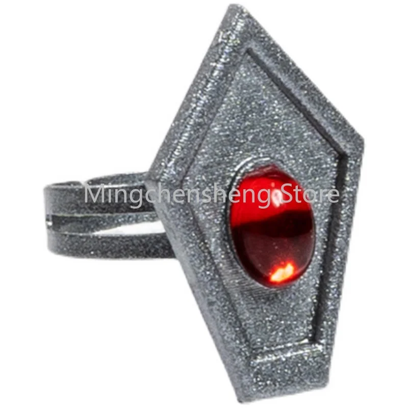 

7 Rings/set Game Genshin Impact Hu Tao Finger Rings Fashion Jewelry Halloween Carnival Cosplay Accessories for Fans