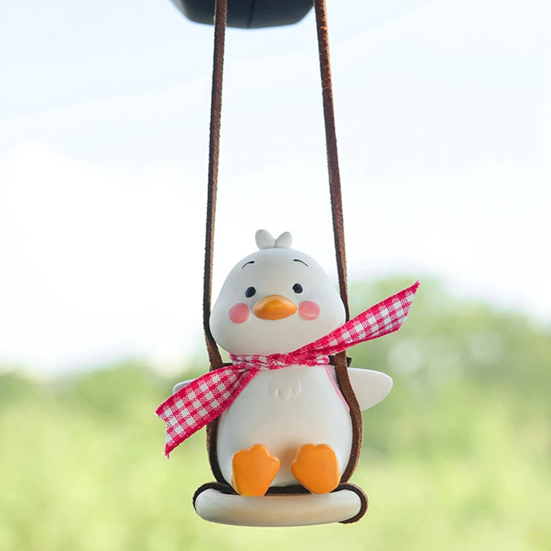 Автомобильная подвеска милые аниме качели в виде маленькой утки подвесные