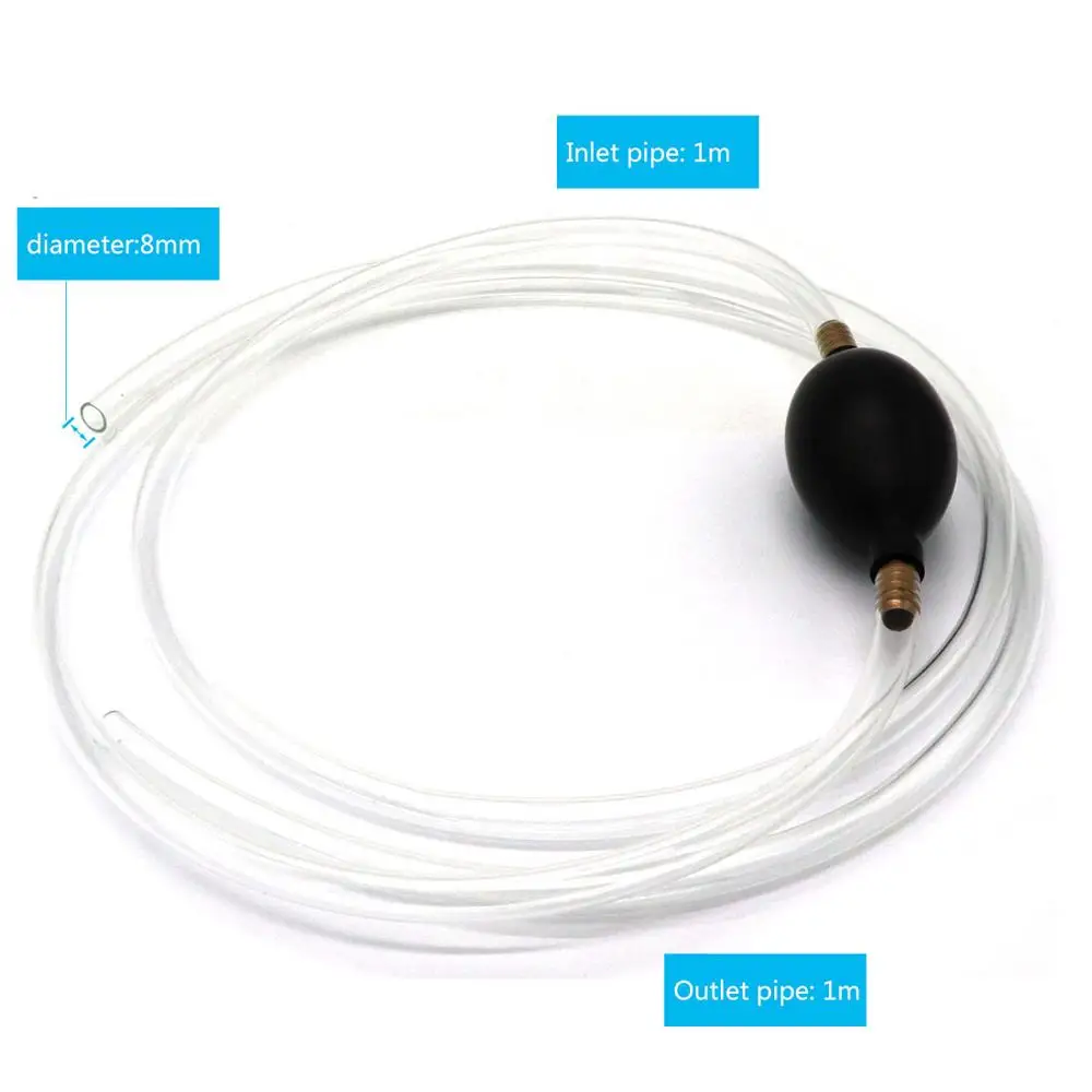 Ручной вакуумный насос резиновый + алюминиевый ручной 6 мм с насосом для