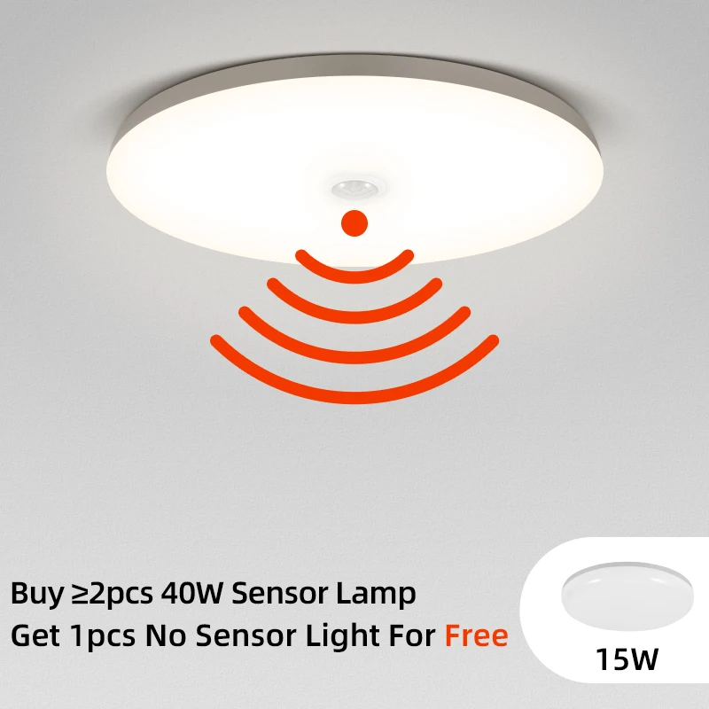 

Modern Led Ceiling Lights 110V 220V Motion Sensor Ceiling Light 20W 30W 40W Led Ceiling Lamp Smart Ceiling Light for Living Room