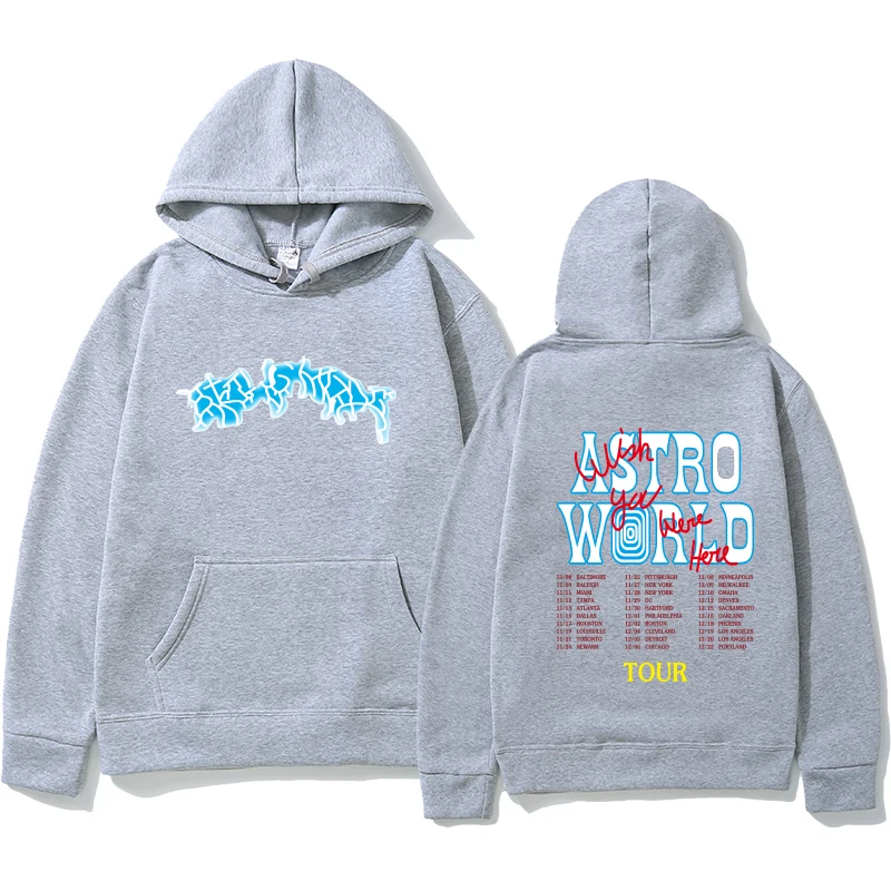 

TRAVIS SCOTT ASTROWORLD WISH YOU WERE HERE HOODIES fashion letter ASTROWORLD HOODIE streetwear Man woman Pullover Sweatshirt