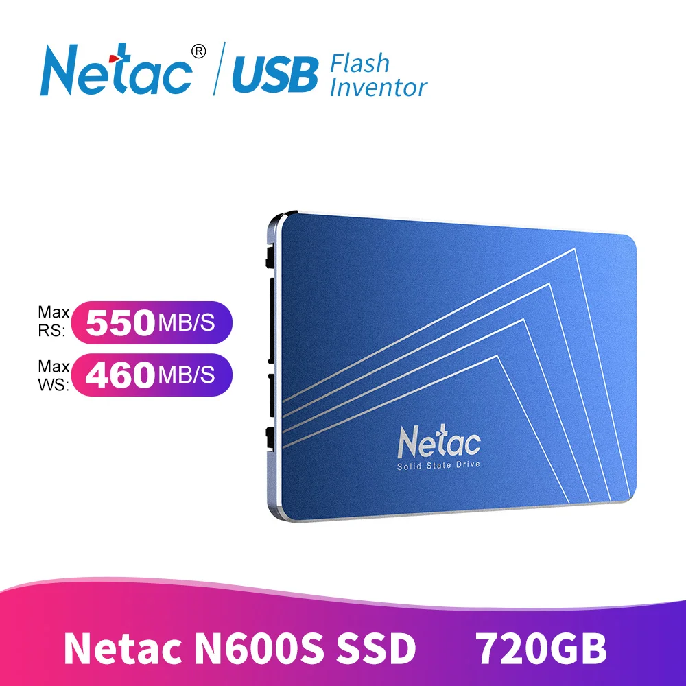 Netac SSD жесткий диск 240 ГБ 720 960 SATA3 Внутренний твердотельный Накопитель 120 480 60 1 ТБ