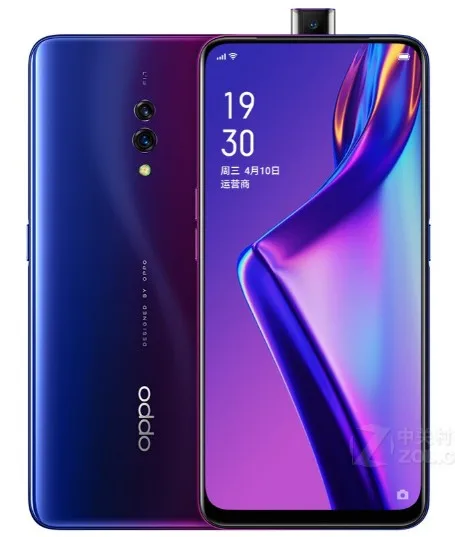 Фиолетовый Мобильный телефон Oppo K3 4G LTE Snapdragon 710 Android 9,0 6," 2340X1080 8 Гб ram 256 ГБ rom 16.0MP сканер отпечатков пальцев распознавание лица - Цвет: Фиолетовый