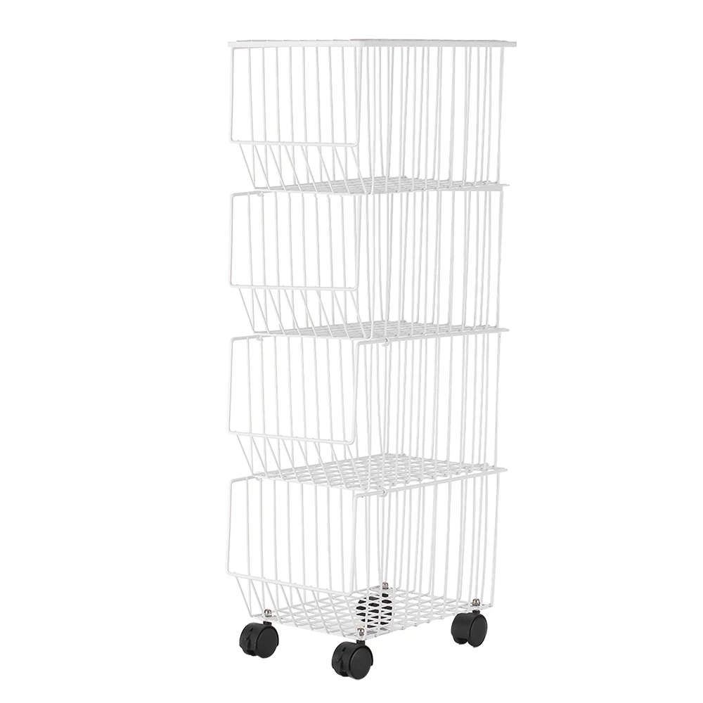 Подвижная железная полка для хранения ярусная корзина сушки сетки металлическая