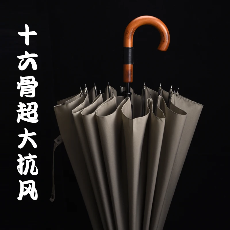 

Business Windproof Umbrella Uv Protection Long Handle Large Adult Fashion Umbrella Luxury Sombrilla Playa Rain Gear BD50UU